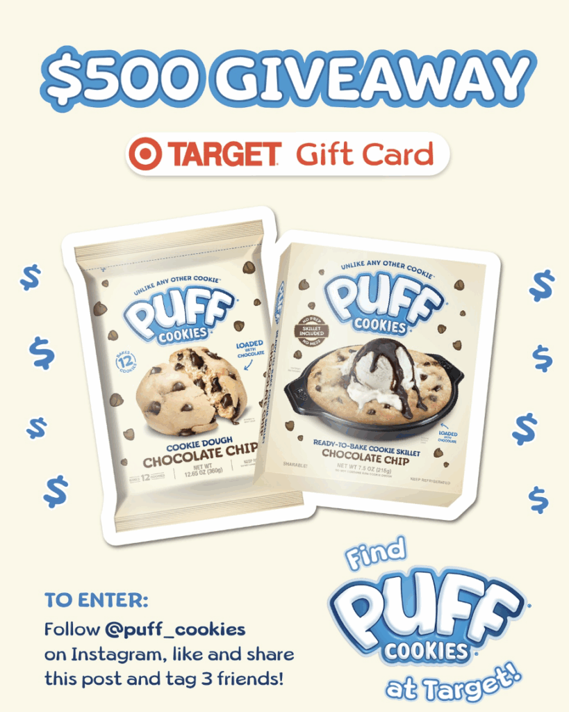 Puff Cookies Instagram Giveaway Post